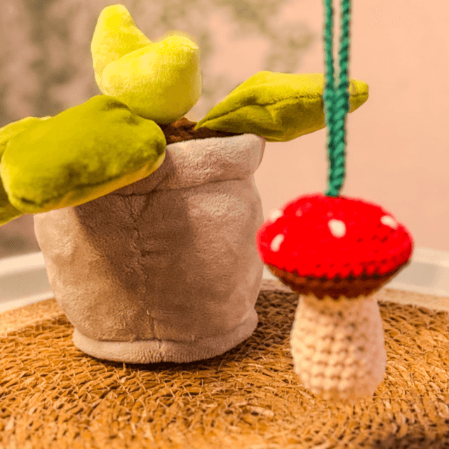 Champignons à suspendre 