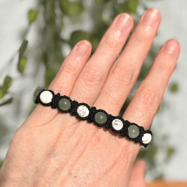 Howlite et aventurine 