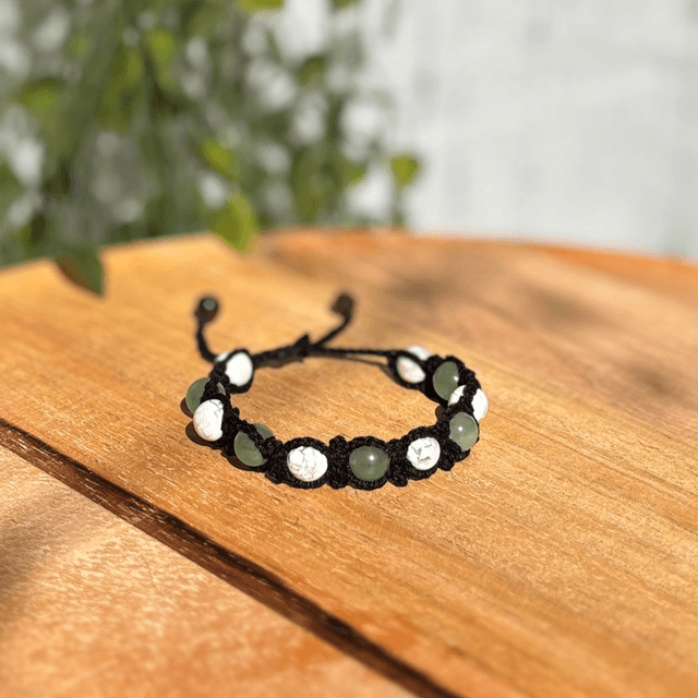 Howlite et aventurine 