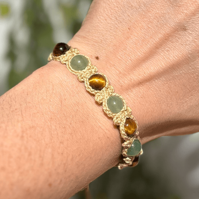 Aventurine et oeil de tigre 