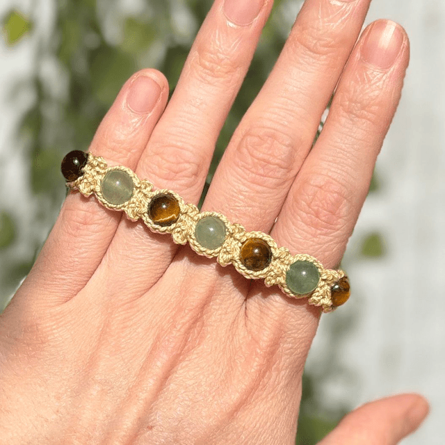 Aventurine et oeil de tigre 